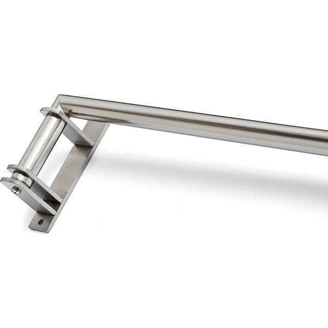 Trinity Metal Door Curtain Pole - Silver