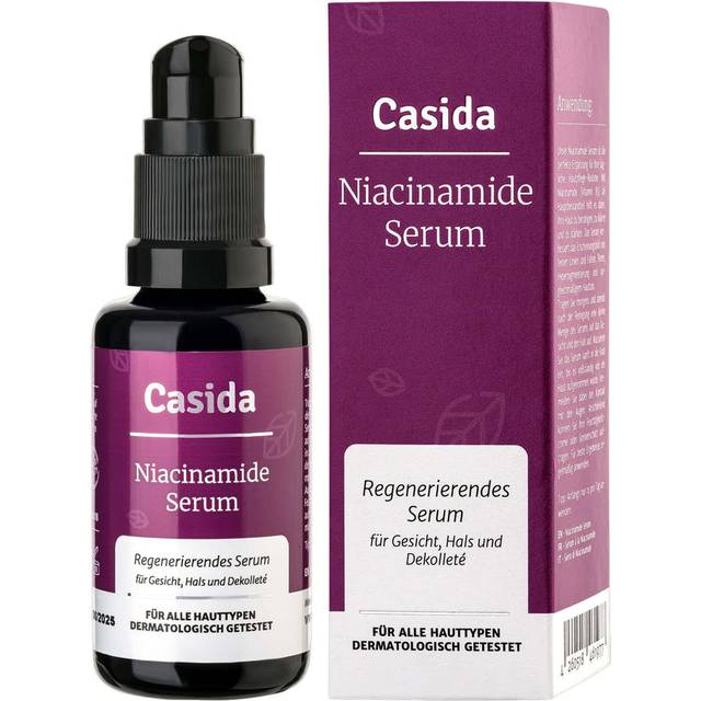 Casida® Niacinamide Serum – regenererande niacinamid-serum för en tydlig, fin hy – perfekt för oren hud – 30 ml