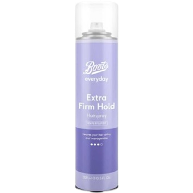 Boots Everyday Unperfumed Hairspray Extra Firm Hold 300ml
