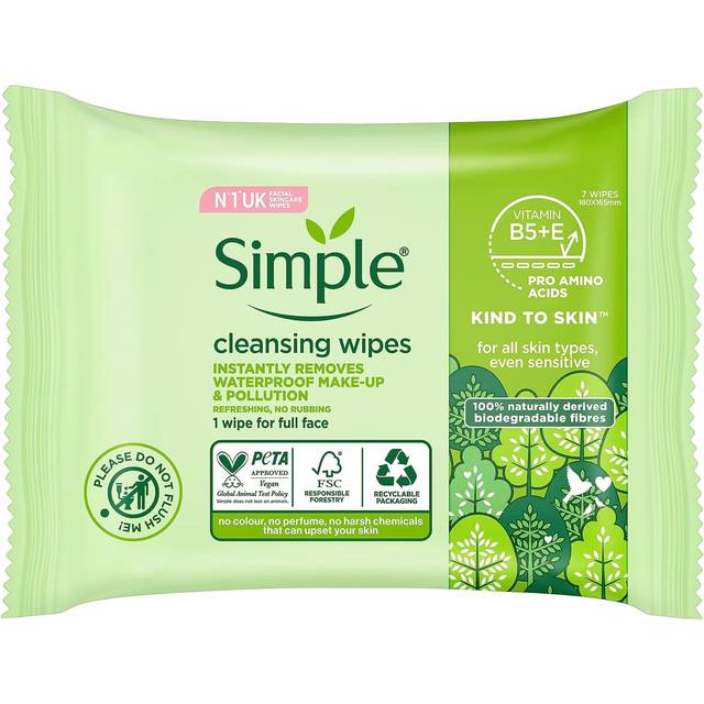 Simple Kind to Skin Cleansing Facial Wipes 7