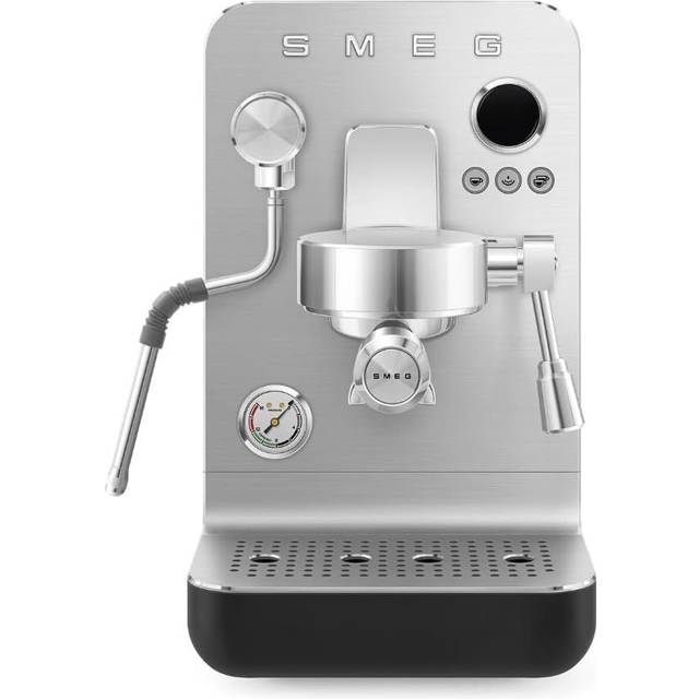 Smeg - Smeg Mini Espresso Coffee Machine Black EMC02BLMEU - Kaffemaskiner och kaffebryggare - deepdesign - Svart