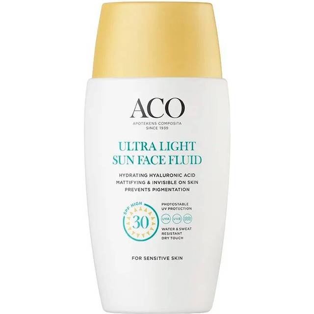 ACO Ultra Light Sun Face Fluid SPF 30, 40 ml