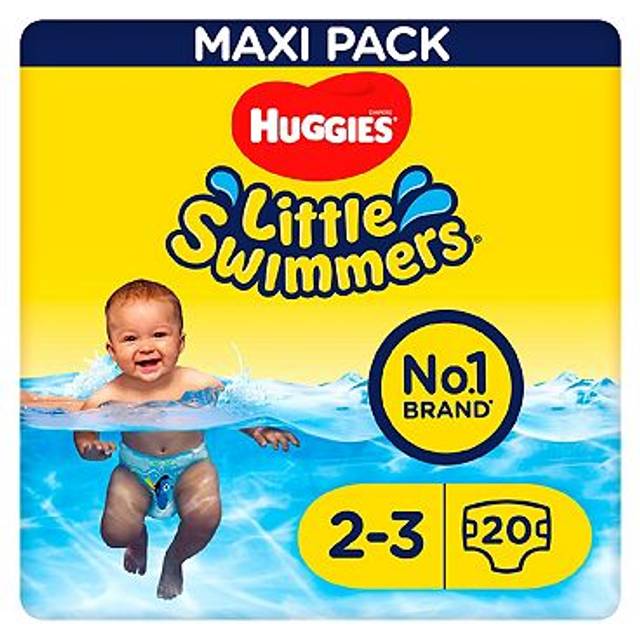 Huggies Little Swimmers Swim Nappies Size 2-3 3kg-8kg, 7lb-18lb 20 Pants
