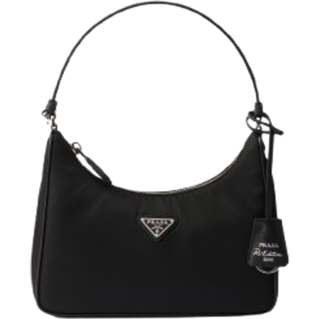 Prada Womens Black Re-edition 2005 Mini Recycled-nylon and Leather Shoulder Bag 1 Size - BLACK