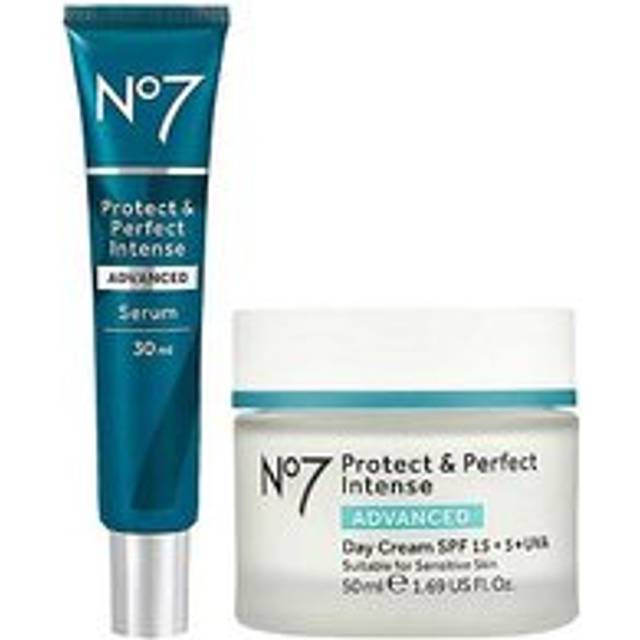 No7 Protect & Perfect Intense ADVANCED Day Cream & Serum Bundle