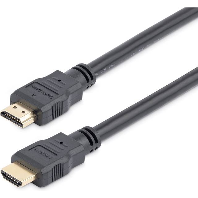 StarTech.com 5m (16.4ft) HDMI Cable - 4K High Speed HDMI Cable with Ethernet - UHD 4K 30Hz Video - HDMI 1.4 Cable - Ultra HD HDMI Monitors, Projectors, TVs & Displays - Black HDMI Cord - M/M
