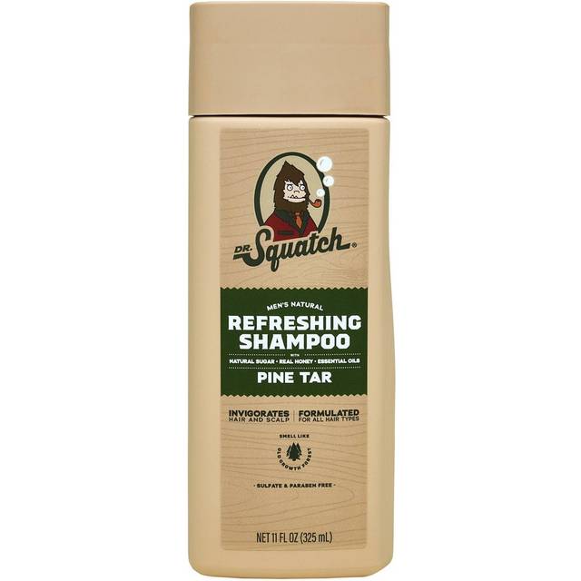 Dr. Squatch Men's Natural Shampoo Pine Tar 11 oz