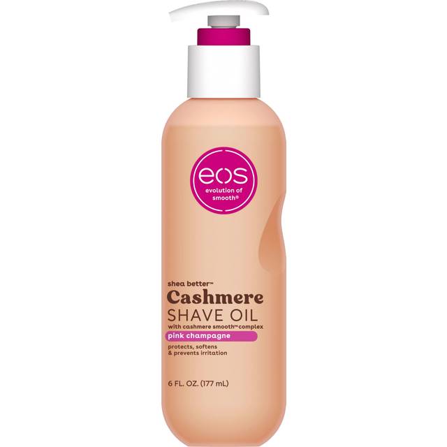 eos Cashmere Shave Oil  Pink Champagne  Soothing and Moisturizing  Prevents Irritation and Razor Burn  Entire Bikini Area-Approved  6 fl oz