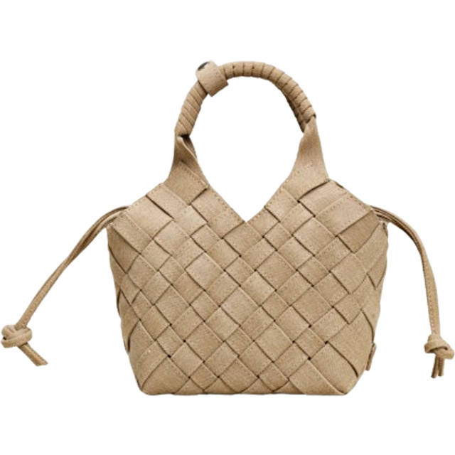 Cala Jade - Misu Mini - Kroppsväska - Frappé Denim / Cotton - W: 16 x H: 17 x D: 11 cm