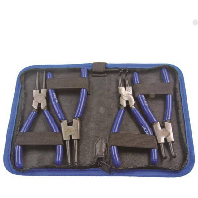 "US PRO 4 Piece 6"" 150mm Circlip  Snap Ring Pliers Internal External  Pouch 2059"