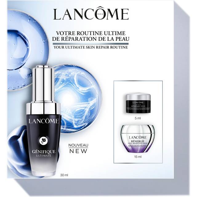 Lancôme Ansiktsvård Serum Génifique Serum Routine Set Génifique Ultimate Serum 30 ml + Génifique Eye Cream 5 ml + Rénergie H.P.N. 300-Peptide Cream 15 ml 1 Stk. (1.066,00 kr / 1 st.)