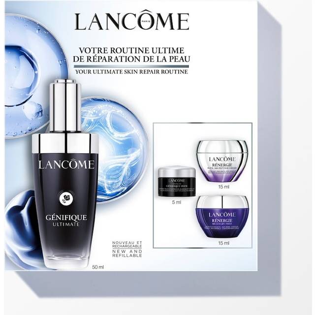 Lancôme Ansigtspleje Serum Génifique Serum Routine Set Génifique Ultimate Serum 50 ml + Génifique Eye Cream 5 ml + Rénergie H.P.N. 300-Peptide Cream 15 ml + Rénergie Multi-Lift Night Cream 15 ml 1 Stk. (1.157,00 kr / 1 stk.) - 1 Stk.