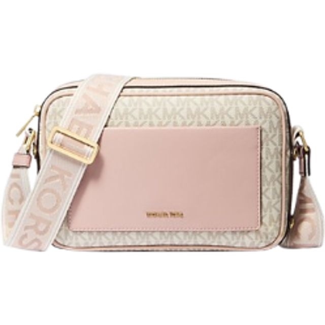 Michael Kors Maeve Crossover väska beige/rosa