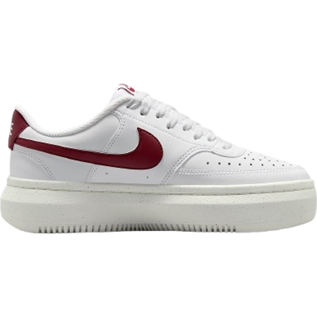 (WMNS) Nike Court Vision Alta 'White Team Red' DZ5394-103 - White/Sail/Team Red - 8