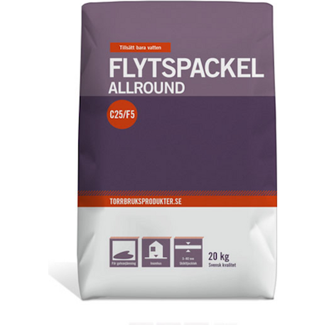 Flytspackel C25 20 kg Combimix