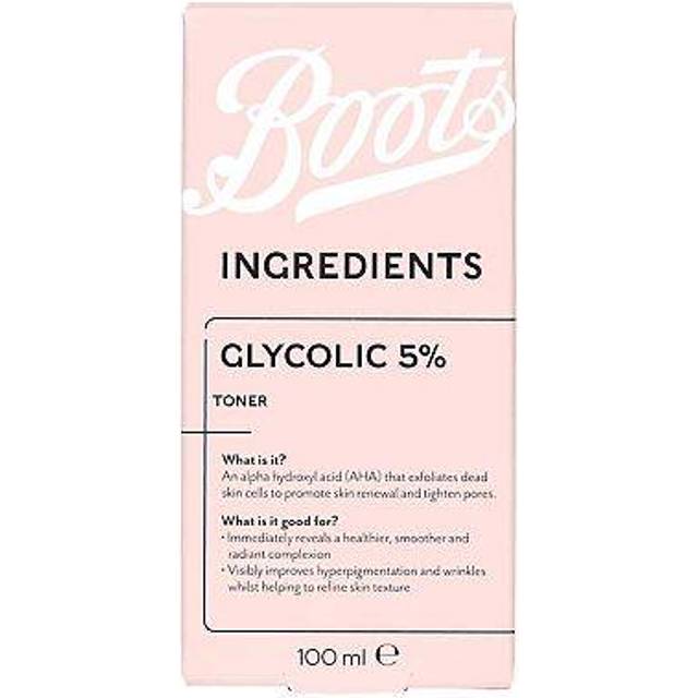 Boots Ingredients Glycolic Acid Toner 5% 100ml