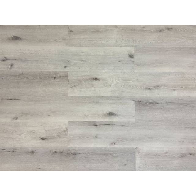 TRECOR Vinyl-/LVT klick vinyldesigngolv massiv golvbrädor 5 mm tjock med 0,5 mm slitskikt – du köper 1 m² – vattentät (ek rustik vit, 30 x 20 cm provbit | vinylgolv)