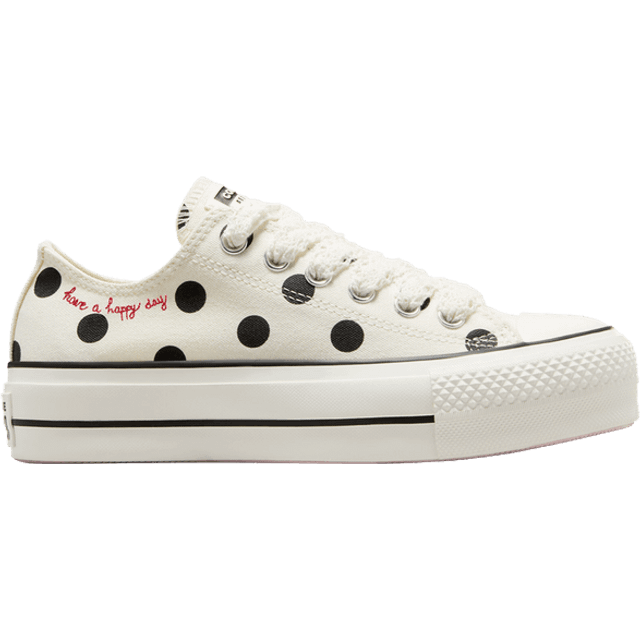 Converse Women's Chuck Taylor All Star Lift Canvas Trainers - Light Grey, Egret/Black/Days Ahead, Size 5, Women