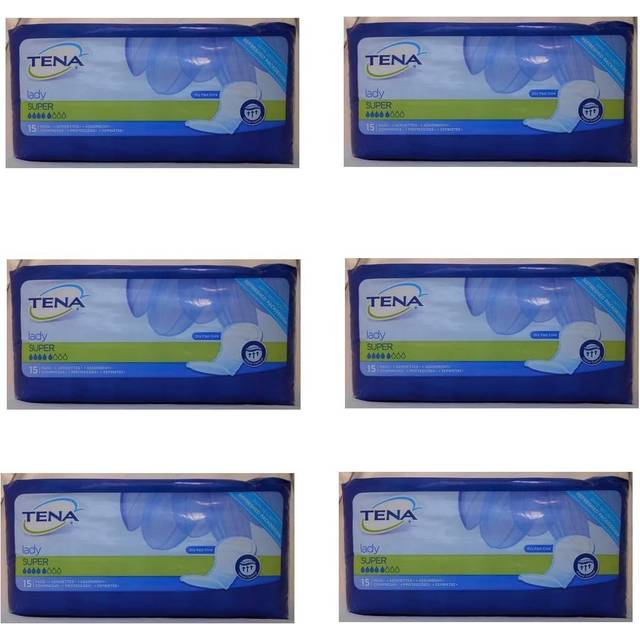 84 TENA Lady Super Absorberande anatomiskt läckage
