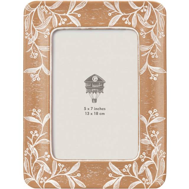 ANTIQUE WHITE RESIN PHOTOFRAME 13X18 CM - Natural White