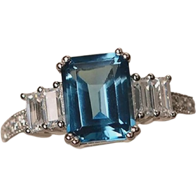 SHEIN 1pc Elegant Cubic Zirconia Ring For Women For Wedding Engagement Anniversary Jewelry Valentine&#39;s Day Gift