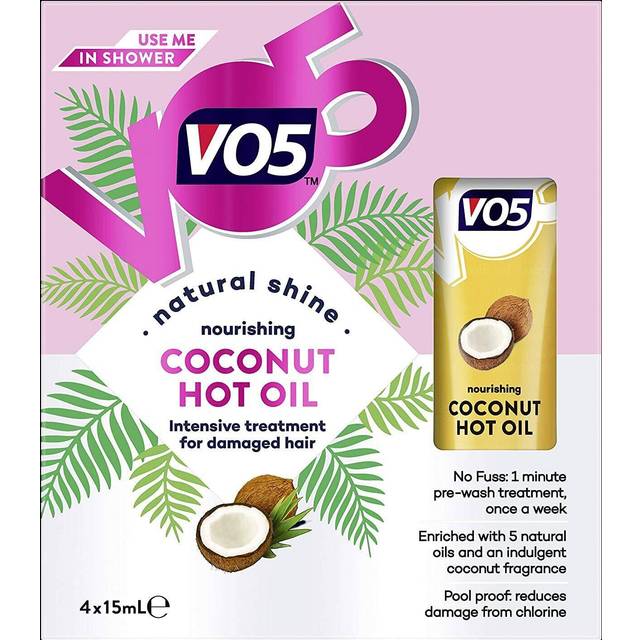 VO5 Nourishing Coconut Hot Oil 15ml 4 pack