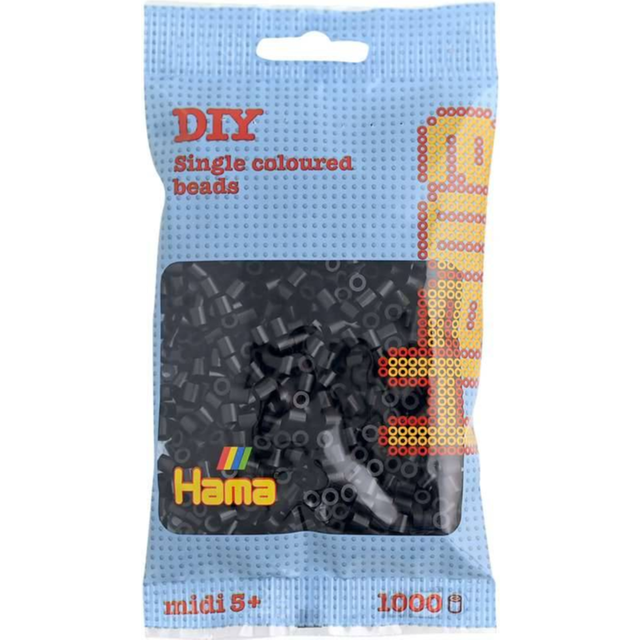 Midi Beads 1000 pcs Black
