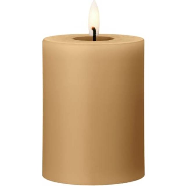 ester & erik ester & erik blockljus LED 27 Almond butter, 10 cm - Brun