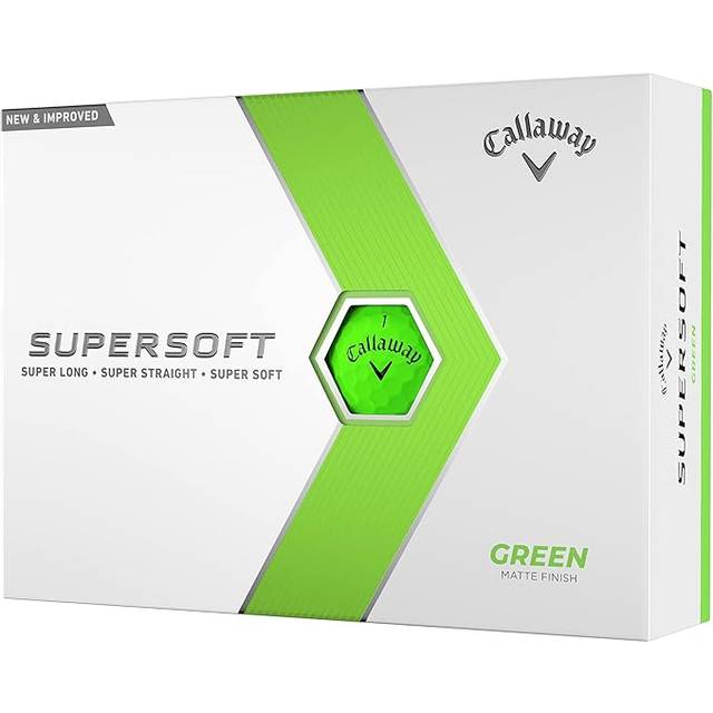 Callaway Golf Supersoft golfbollar (2023-version, grön)