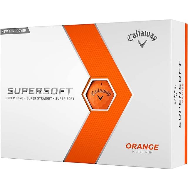 Callaway 2021 Supermjuka golfbollar, orange.