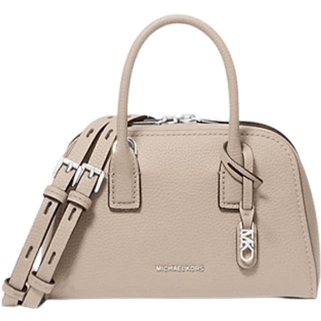 MK Ashton Extra-Small Pebbled Leather Convertible Crossbody Bag - Natural - Michael Kors