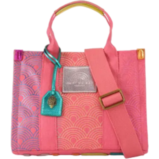 Kurt Geiger Women's Tote Bag Pink Canvas Southbank
