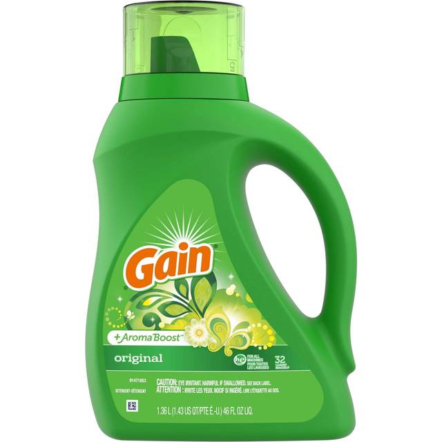 GAIN Original He Liquid Laundry Detergent - 32 Loads