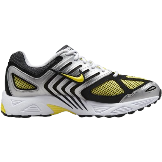 Nike Air Peg 2k5 Trainers White Opti Yellow Metallic Silver Black, 4