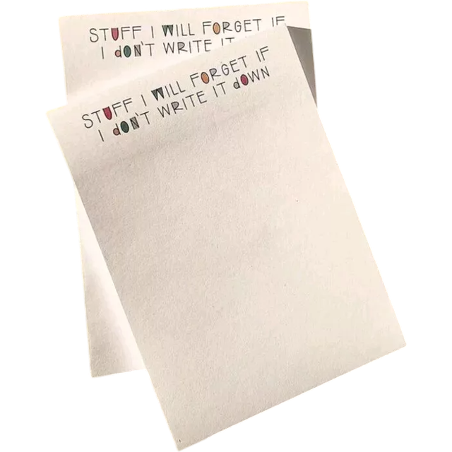 SHEIN 50 Sheets To-Do List Sticky Notes With Funny Sayings, Memo Pad For Students, Office, And Stationery Back To School