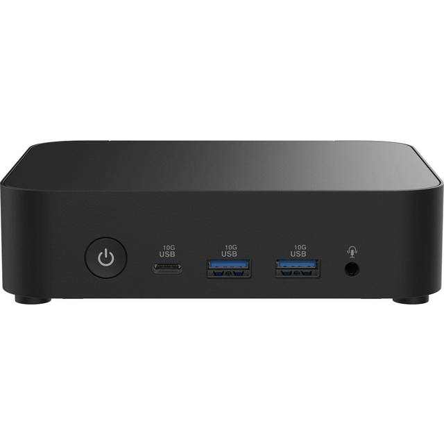 ASUS NUC 14 Essential Kit RNUC14MNK2500002 - Barebone - mini-PC 1 x N-series N250 / upp till 3.8 GHz - RAM 0 GB - UHD Graphics - IEEE 802.11ax (Wi-Fi 6E), Gigabit Ethernet, 2.5 Gigabit Ethernet, Bluetooth 5.3 - svart
