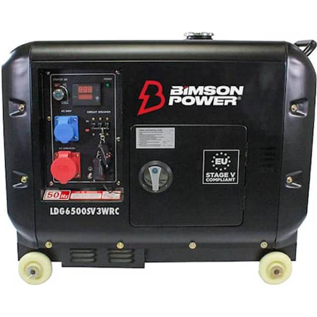 Bimson 6.25 kVa 5500w 3-fas Dieselelverk