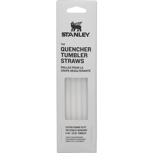 Adventure Quencher Travel Tumbler Straws  14 OZ to 20 OZ  4Pack Clear