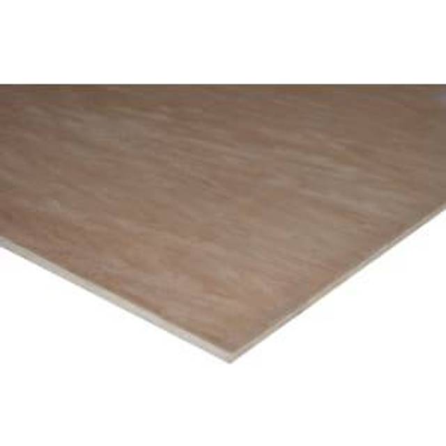 Non-Structural Hardwood Plywood Sheet - 9 x 607 x 1220mm - Natural
