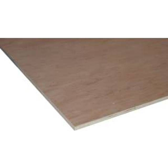 Non-Structural Hardwood Plywood Sheet - 12 x 607 x 1829mm - Natural