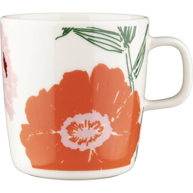 Marimekko - Puutarhakutsut Mugg 4 Dl - Vit