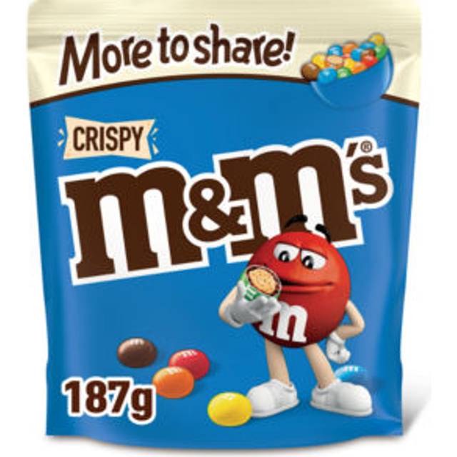 M&M's Crispy Chocolate More to Share Pouch Bag 187g