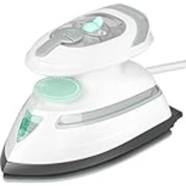 BEAUTURAL Mini resestrykjärn med kopplingsspänning, ångstrykjärn 220 V/120 V, torrstrykjärn med anti-droppfunktion, 3 temperaturinställningar, enkla för syarbete, resor