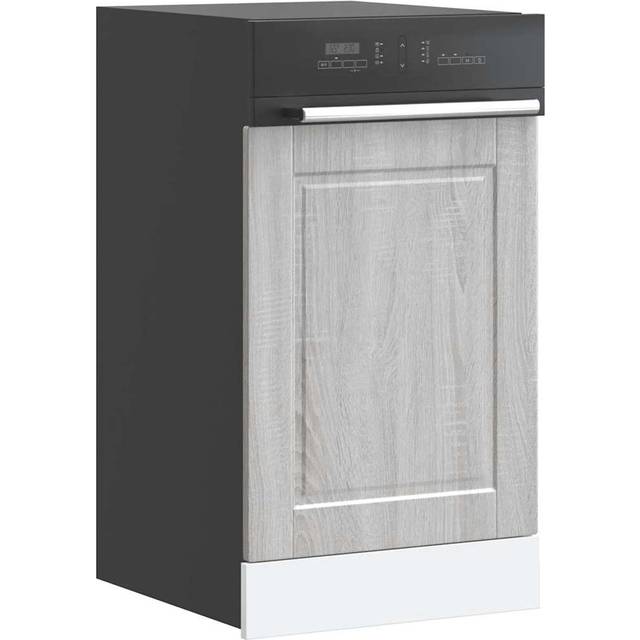 vidaXL Diskmaskinspanel Porto sonoma-ek 45x1,5x67 cm konstruerat trä