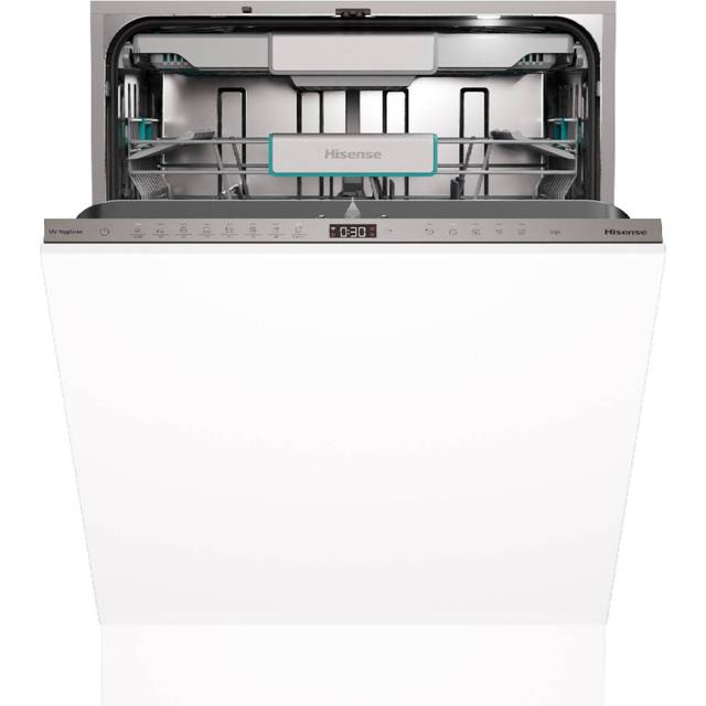 HISENSE UV Clean HV693A60UVADUK Full-size Fully Integrated WiFi-enabled Dishwasher, White
