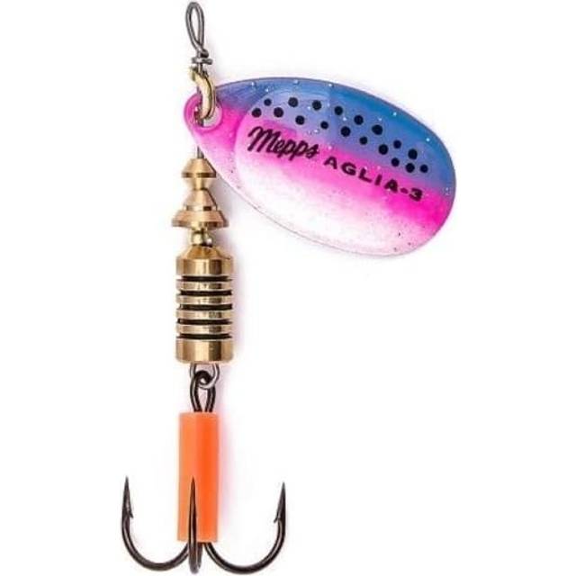 Spinner MEPPS AGLIA RAINBOW-3 6,5g regnbåge/silver