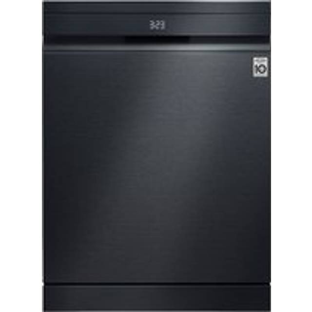 LG DF587HMS 60cm QuadWash Freestanding Dishwasher - BLACK STEEL