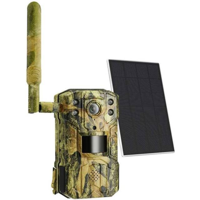 Callow 4G Wildlife Trail Camera with Solar Panel - Green - 7 x 12 x 24cm