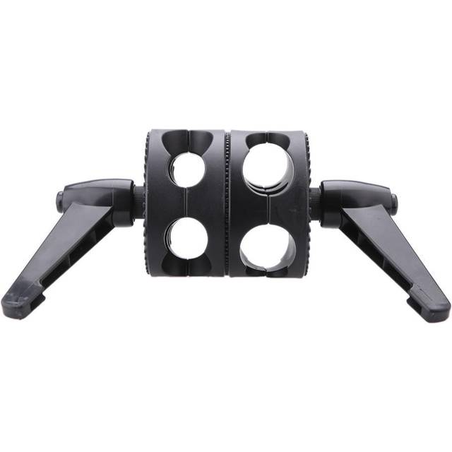 Dual Swiveling Grip Head Angle Clamp for Photo Studio Boom Arm Reflector Holder Stand