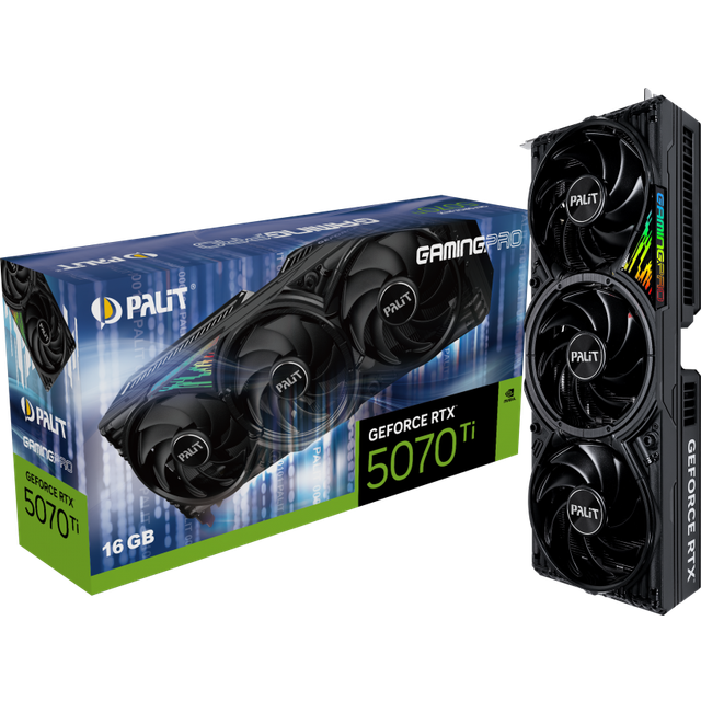 PALIT Geforce RTX 5070 Ti GamingPro OC V1 16GB grafikkort